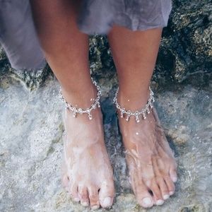 Shimmer By the Shore Silver Anklet or Bracelet